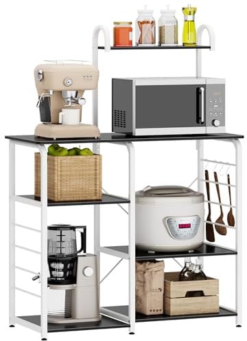 SDHYL Carrello da cucina per forno a microonde, organizer di grandi dimensioni per scaffalature