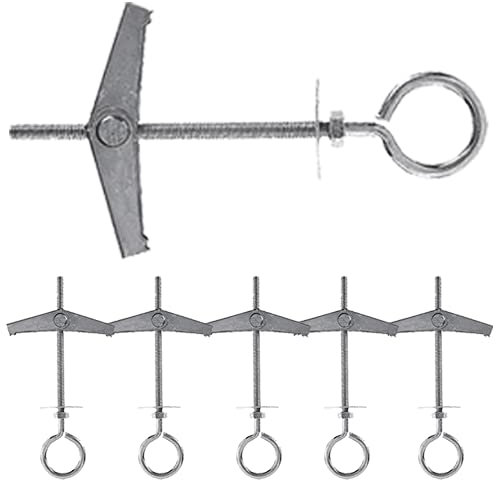Hongu Tasselli a Farfalla 6 Pezzi Occhiello Chiuso M4 Fissaggio a soffitto Diametro Occhiello 12mm