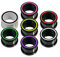 Fly Style 7 Farben Set Ohr-Tunnel aus flexiblem Silikon - weicher Piercing-Schmuck, Grösse:4 mm