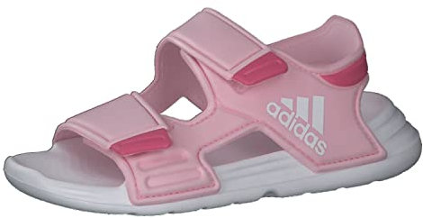 adidas Altaswim Slide Sandal, Clear Pink/Cloud White/Rose Tone, 34 EU