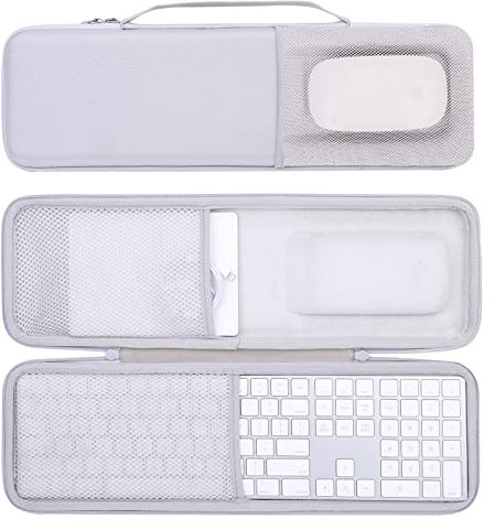 co2CREA Tastatur-Hülle für Apple Magic Keyboard mit Ziffernblock und Magic Mouse 2/1 Schutzhülle Case Tasche für Tastatur Maus Set