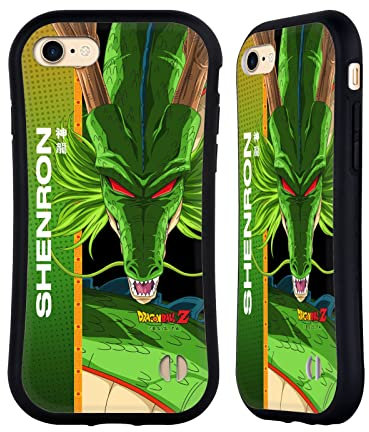 Head Case Designs Officially Licensed Dragon Ball Z Shenron Saiyan Arc Characters Hybrid Case Compatible With Apple iPhone 7/8 / SE 2020 & 2022