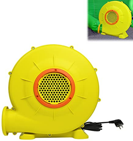 SUBTLETY 350W Gebläse Luftgebläse Elektrische Luftpumpe Hüpfburg 220-240V Tragbares Turbolüfter mit Griff und Erdspieß Gebläsepumpe Dauergebläse Radialventilator für Aufblasbare Spielzeuge
