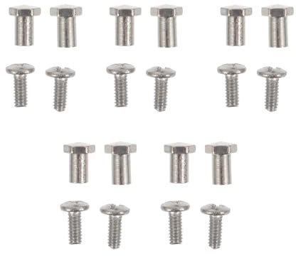 ULTECHNOVO 2 Sets Eyeglasses Repair Kit, Eyeglasses Repair Screws and Nuts Assortment Repair Tool Kit Screws Repair Kit for, Sunglasses, Watch Repair