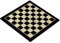 Sunrise Schach & Spiele Schachbrett Nr. 5 Keine Koordinaten Intarsien Hebanisiert Turnier-Vorstand Elegantes Design Geschenkidee Ideal für mittlere Figuren Feld 50 mm