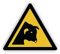 Warnzeichen (W034) Warnung vor Stier - Dreieckiges Warnschild - Signalgelb (RAL 1003) nach DIN EN ISO 7010