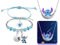Guidre 3 Stücke Anime Verstellbares Armband Cartoon Bettelarmband,Cartoon Verstellbares Bettelarmband Blau Cartoon Armband für Mädchen Geburtstags und Weihnachtsgeschenke (A) (B)