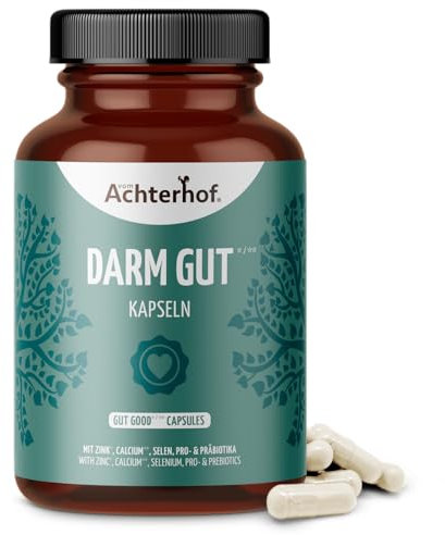 Kulturen Komplex Kapseln | 150 Stück | mit Milchsäurekulturen plus Zink, Calcium und Selen | 21 Bakterienstämme, 20 Milliarden KbE pro Tagesdosis | 50 Tagesdosierungen | vom Achterhof