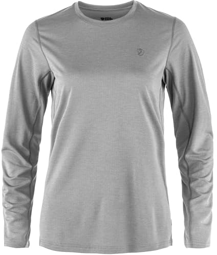 Fjällräven Damen Abisko Day Hike LS T-Shirt, Shark Grey, M