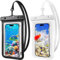 Magwave wasserdichte Handyhülle, wasserdichte Tasche, Wasserdichter Beutel, Wasserfeste Tasche Bauchtasche Wasserdicht für Wassersport, Strand, Schwimmen, Bootsfahrten usw (Schwarz&Weiß)