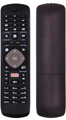 Télécommande Universelle Philips pour Philips Smart TV 4K UHD HDR avec Ambilight et Net.