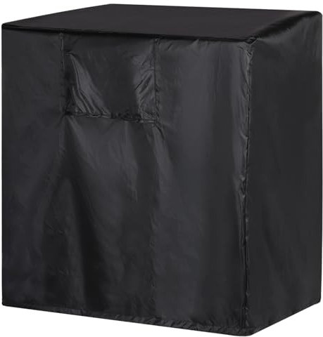 sourcing map Air Conditioner Cover, 24x24x30 Air Conditioners Covers for Outside, 210D Oxford Fabric Outdoor Unit Square Vertical Protective Cover (Black)