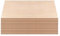 Para manualidades - Tabla de madera para manualidades, placas de madera para manualidades, placa fina de madera para manualidades, piezas de madera rectangulares delgadas, 12 láminas de madera
