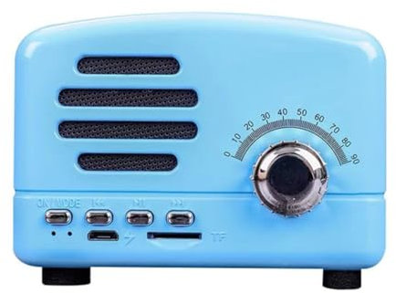 Haut-Parleur Bluetooth rétro,Enceinte Bluetooth Vintage,Rétro Enceinte Portable Bluetooth,Haut-Parleur Bluetooth 5.0,Mini Enceinte Bluetooth,Haut-Parleur Bluetooth Creative
