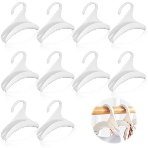 10 Stück Handtasche Kleiderbügel Haken Schrank, Taschen Haken Kleiderstange PP Handtaschenhaken, Handtaschen Halter Kleiderschrank Hutständer Kleiderbügel Organizer Haken für Taschen Rucksäcke
