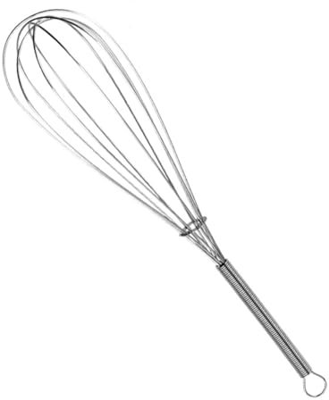 LYEAA Batidor de Alambre de Globo Batidor de Huevos de Crema de Acero Inoxidable Batidor de Mano para Mezclar Batir Batir Batir