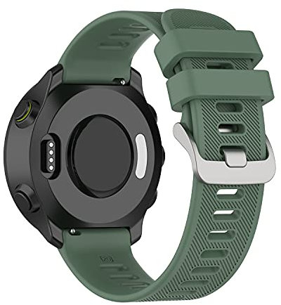 Garmcool 20mm Cinturino Compatibile con Garmin Forerunner 55 / Venu Sq/Venu Sq Music/Venu 2 Plus/Venu/Venu Sq 2 / Venu Sq 2 Music Cinturino Verde Sportivo