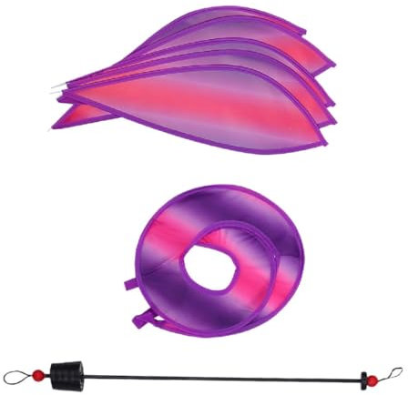 GARVALON Heißluftballon Wind Spinner Deko Outdoor Garten Blumenbeet Rasen Party Einkaufszentrum Montageleicht