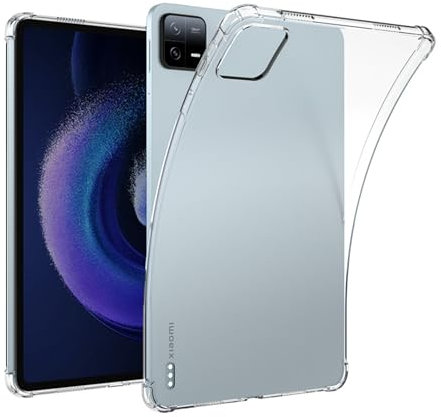Effcotuo Funda para Xiaomi Mi Pad 7/7 Pro Cover Ultra Fina Silicona Transparente Soft TPU Carcasa Protector Airbag Anti-Choque Caso