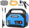 JUDANNA Tragbare selbstansaugende Pumpe für Makita 18V Li-Ion Akku, Akku 18V Wasserpumpe (Keine Batterie), mit 10m Wasserauslassrohr&5m Saugschlauch, Bewässerungspistole,Hochdruck-Wasserpistole