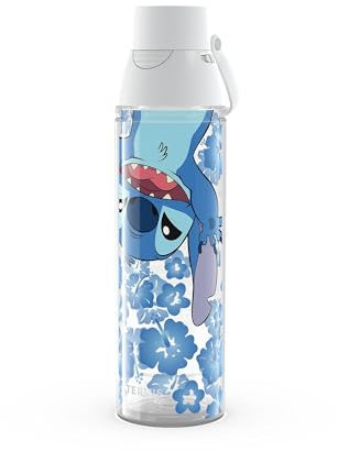 Tervis Venture Lite - Vaso aislado de doble pared de Disney Stitch Aloha, fabricado en Estados Unidos, mantiene las bebidas frías y calientes, botella de agua de 24 onzas, clásico