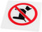 KICHOUSE No Dogs Allowed Acrylic Sign Notice for Store Entrance No Pets Policy Design for Supermarkets Restaurants
