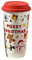 HUMOCHUSON Cinese Tazza Tazza Da Caffè Americana Natalizia In Ceramica Da 580 Ml Con Coperchio