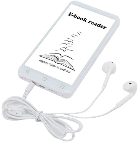 Lecteur E de 5 Pouces avec Carte D'écriture Manuscrite, 2 Go de RAM 16 Go de Stockage D'ebook à écran Tactile de Stockage avec WiFi et BT, Prise en Charge de PDF EPUB MOBI,
