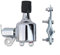Fauhapyway Generador de dinamo de bicicleta Faro Luz trasera Fuente de alimentación MTB Bicicletas Cabeza cola Lámpara Generador de fricción con soporte de montaje 12V 6W