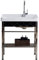 Fregadero de cocina de porcelana, fregadero de restaurante comercial, lavabo de pie, fregadero de lavandería, lavadero, blanco, para exterior, interior, garaje, lavadero/cuarto de servicio