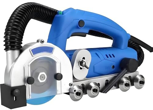 Himopuer Herramienta eléctrica for Quitar lechada de 1200 W, máquina for Quitar lechada de Azulejos con 9000 RPM y Hoja de Diamante