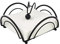 Spectrum Diversified Flower Weighted Napkin Holder Flacher Serviettenhalter mit beschwertem Arm, Serviettenspender, Stabiler Stahl, Küchen-und Esszimmer-Dekor, Legierter, schwarz