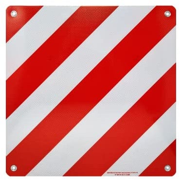 Co.ra 1561 Schild für überstehende Ladungen, zugelassen, 50 x 50 cm