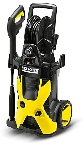 Kärcher 2000 PSI Electric Pressure Washer, Vario Power & Dirtblaster Wands, Pressurized Hose Reel, 1.4 GPM, Yellow/Black