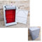 Ragnarök-Möbeldesign PolyRattan Kissenbox DEUTSCHE Marke - EIGNENE Produktion 8 Jahre GARANTIE Glasplatte für 20 Polster (Alpin Weiß) Gartenmöbel Gartentisch Aluminium Rattan Stehttisch