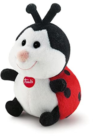 Trudi 52025 Sweet Collection Kleiner Marienkäfer ca. 10 cm, Größe XXS, Stofftier mit weichen Materialien und liebevollen Details, Plüschtier mit Fühlern, waschbar, Kuscheltier für Kinder & Babys, Bunt