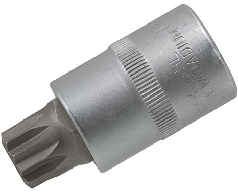 SW-Stahl 03002L Öldienst-Steckeinsatz, XZN M16 x 55 mm Ölwanne - Nuss | Werkzeug für Motor und Getriebe - Vielzahn Steckschlüssel - Passend für Audi, VW und Skoda Ölfilterschlüssel - 58 mm