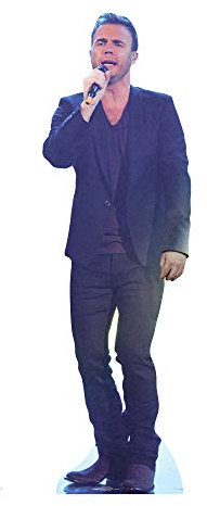 Star Cutouts CS434 Lifesize Cardboard Cutout of Gary Barlow Singing