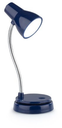 Little Lamp - LED Booklight Leselampe - Blau: Retro-Buchleuchte und Mini-Tischlämpchen