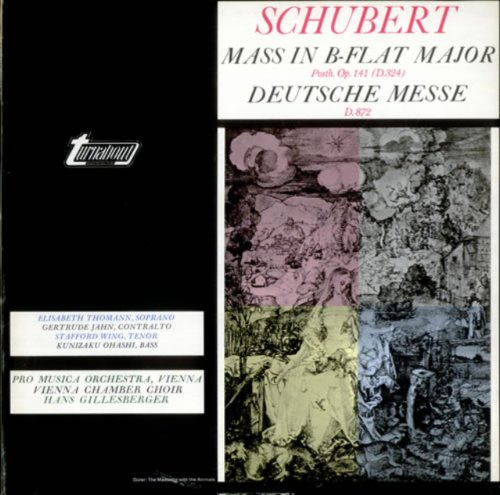 Mass in B-flat major, Op.141 D.324 & Deutsche Messe D.872