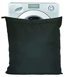 Moorland Rider Horsewear Wash Bag Jumbo, Black - Protects Washing Machine from Horse Hair, Dirt and Debris. Reusable Laundry Bag for Stable Rugs, Numnahs, Saddle Pads and Horse Equipment (75x80cm)