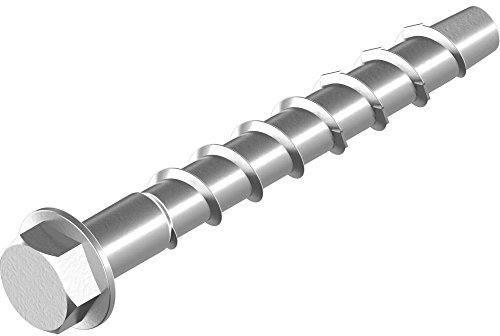 50 Stück Betonschrauben m.Sechskantkopf - Edelstahl A4 10x100