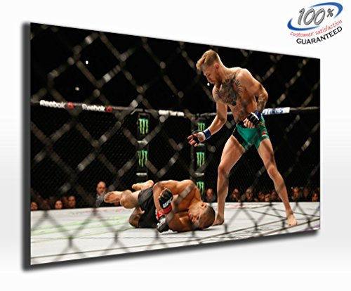 Conor McGregor UFC Panorama-Kunstdruck, XXL, 127 x 50,8 cm, über 122 x 0,5 m (B x H), fertig zum Aufhängen, atemberaubende Qualität