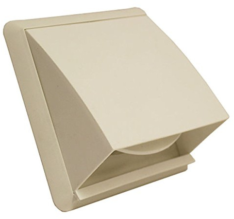 Domus 4902C Cowled Wall Outlet - 4 Inch / 100mm (Cotswold Sand)