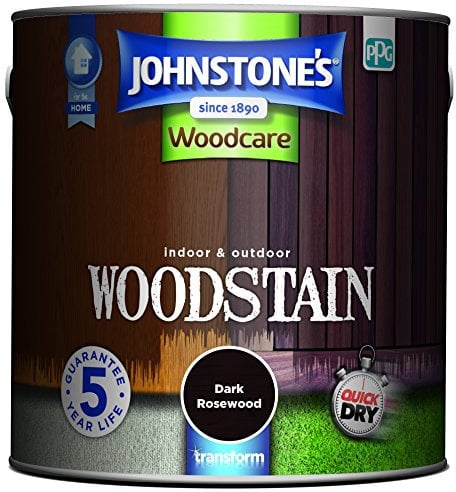Johnstone's Woodcare Indoor and Outdoor Woodstain - Dark Rosewood 2.5L