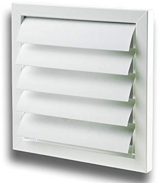 Haeusler-Shop - Rejilla de ventilación (cierre automático, 250 x 250 mm)