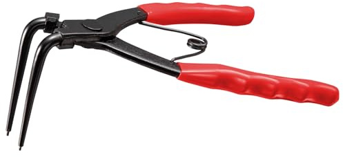 Toolwiz Snap Ring Pliers Heavy Duty, Internal Retaining Ring C Clip Circlip Pliers 90 Degree for Trucks Motorcycles Cars, Red