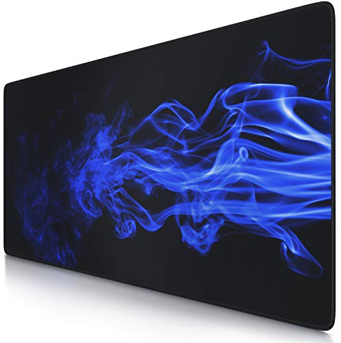 TITANWOLF - XXL Gaming Mouse Pad - 900 x 400 x 3 mm - extra large mouse mat - table mat - extra large size - improved precision and speed - rubber base for stable grip - washable
