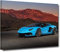 ZHONGYUTONG Lamborghini Aventador SVJ Leinwand Poster Blau Geschwindigkeits Sportwagen Bild mit Rahmen Bergstraßen Kunstdruck für Wohnzimmer Schlafzimmer Heimdekoration (40x60cm)