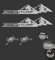 nuovo Generazione 2 Adesivi Stickers Monti adventure da 34 cm + omaggio 2 adesivi rosa dei venti da 15 cm valigie per moto enduro adventure Trail off Road Sport Moto (Grigio Chiaro Lucido)